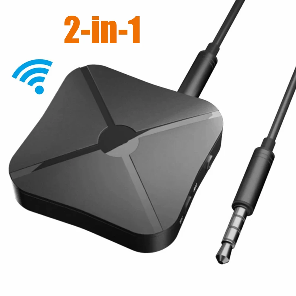 Ресивер-передатчик 2 в 1 Bluetooth-совместимый с реальным стереозвуком 4 беспроводной