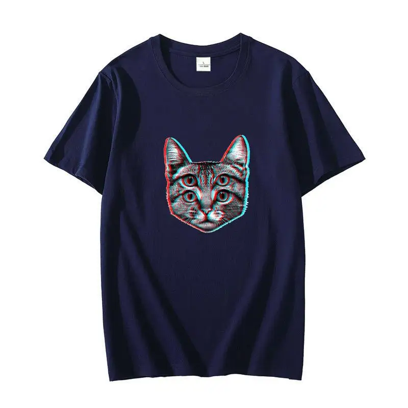 Summer Cotton t shirt for men Reality Glitch 3D Cat Mens Short Sleeve T-Shirt graphic t shirts oversize t-shirts Men's clothing
Summer Cotton t shirt for men Reality Glitch 3D Cat Mens Short Sleeve T-Shirt graphic t shirts oversize t-shirts Men's clothing