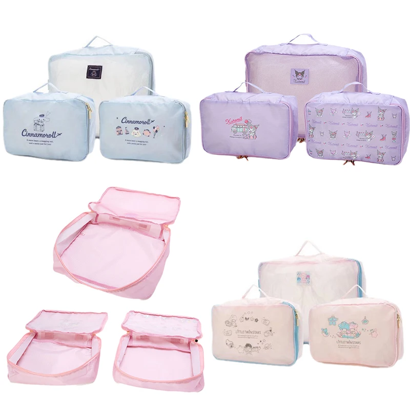 5 Styles Kawaii Anime Cute Luggage Travel Bag Storage Bag Cinnamoroll My Melody Kuromi Travel Clothing Organizer Bag Set of 3
5 Styles Kawaii Anime Cute Luggage Travel Bag Storage Bag Cinnamoroll My Melody Kuromi Travel Clothing Organizer Bag Set of 3