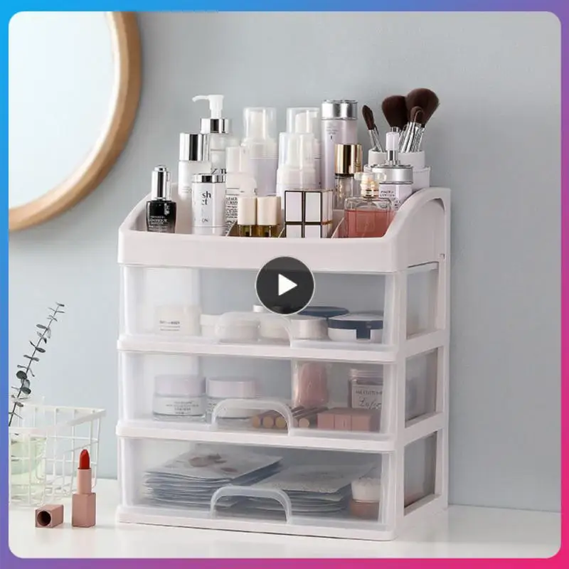 Makeup Organizer For Cosmetic Makeup Storage Box Organizer Vanity Desktop Jewelry Nail Polish Sundries Household Storage Drawer
Makeup Organizer For Cosmetic Makeup Storage Box Organizer Vanity Desktop Jewelry Nail Polish Sundries Household Storage Drawer