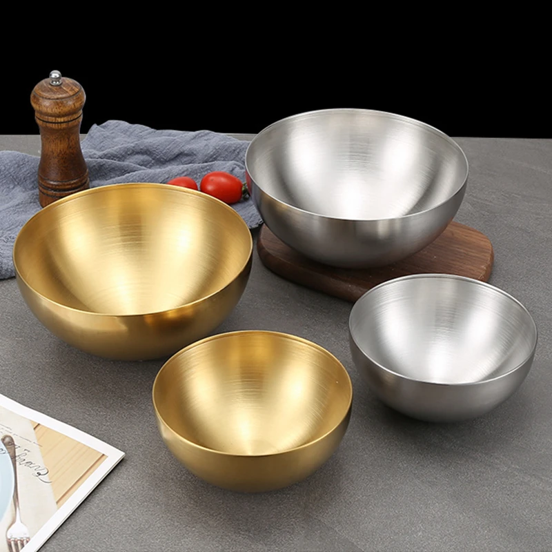 Korean Stainless Steel Fruit Salad Bowls Creative Tableware Noodles Dinner Food Egg Bowl Utensils for Kitchen Mixing Container
Korean Stainless Steel Fruit Salad Bowls Creative Tableware Noodles Dinner Food Egg Bowl Utensils for Kitchen Mixing Container