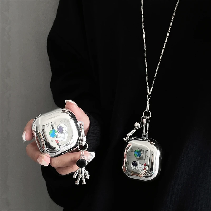 Universe Planet Plating Astronaut Pendant Case For Samsung Galaxy Buds Live Buds 2 Pro Protective Bluetooth Earphone Cover Chain
Universe Planet Plating Astronaut Pendant Case For Samsung Galaxy Buds Live Buds 2 Pro Protective Bluetooth Earphone Cover Chain