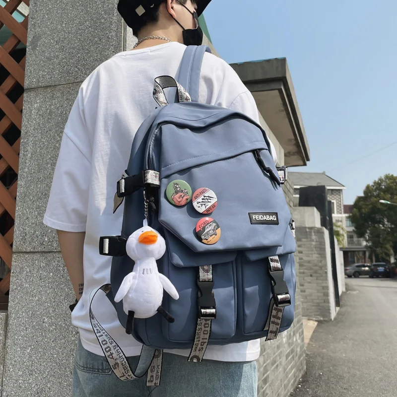 Schoolbag Junior High School Boys Harajuku Style College Students High School Students Middle School Students Trendy Backpack
Schoolbag Junior High School Boys Harajuku Style College Students High School Students Middle School Students Trendy Backpack