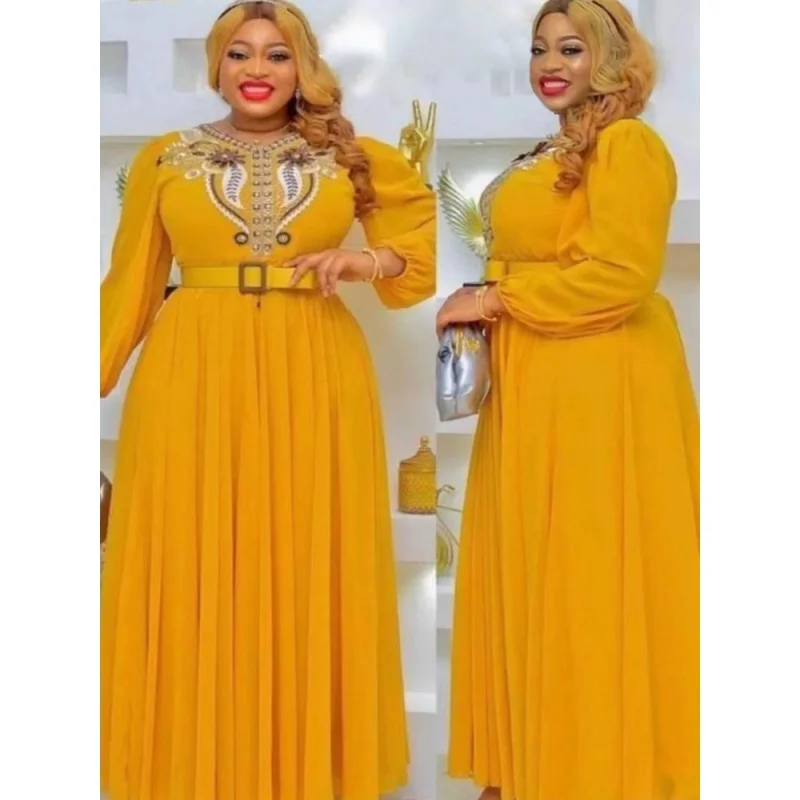 Robe Africaine Chiffon Dresses For Women 2022 Wedding Party Gown Muslim Long Sleeve Abaya Turkish Dubai Kaftan Dress Clothing
Robe Africaine Chiffon Dresses For Women 2022 Wedding Party Gown Muslim Long Sleeve Abaya Turkish Dubai Kaftan Dress Clothing