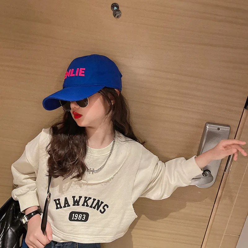Girls Letter Sweatshirt 8 10 12 years Long Sleeve Short Tops Spring Fall Fashion Teen Girls Outfits
Girls Letter Sweatshirt 8 10 12 years Long Sleeve Short Tops Spring Fall Fashion Teen Girls Outfits
