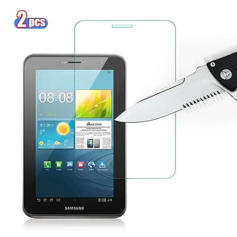 

2 шт., Защитное стекло для Samsung Galaxy Tab 2, 7,0 дюйма