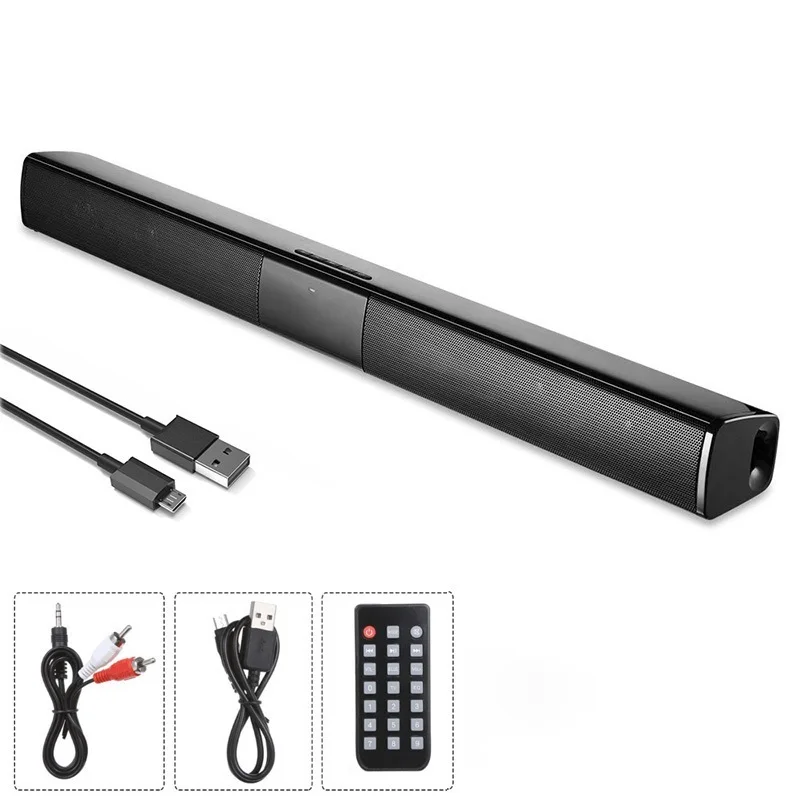 20W TV Sound Bar Wired and Wireless Bluetooth Home Surround SoundBar for PC Theater TV Speaker
20W TV Sound Bar Wired and Wireless Bluetooth Home Surround SoundBar for PC Theater TV Speaker