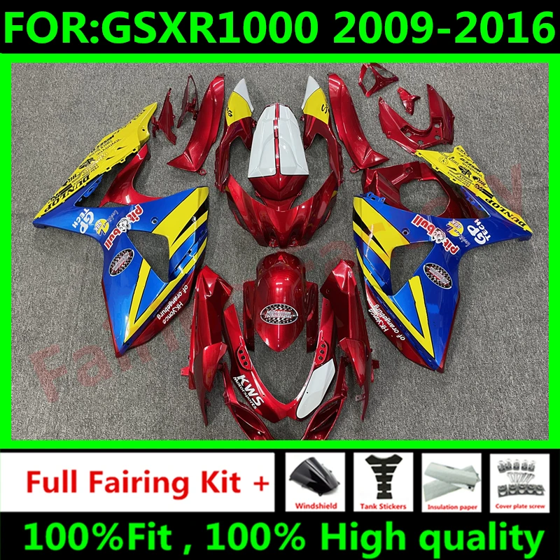 Motorcycle Fairing kit fit for GSXR1000 GSXR 1000 GSX-R1000 2009 2010 2011 2012 2013 2014 2015 2016 K9 Fairings set red yellow
Motorcycle Fairing kit fit for GSXR1000 GSXR 1000 GSX-R1000 2009 2010 2011 2012 2013 2014 2015 2016 K9 Fairings set red yellow