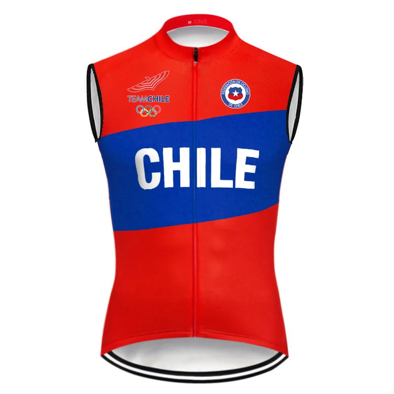 Chile Vest Sleeve Bike Red Jersey Jacket Road Cycling Wear Downhill Ride Outdoor Waistcoat Sport Bib Ropa MTB Motocross Shirts
Chile Vest Sleeve Bike Red Jersey Jacket Road Cycling Wear Downhill Ride Outdoor Waistcoat Sport Bib Ropa MTB Motocross Shirts