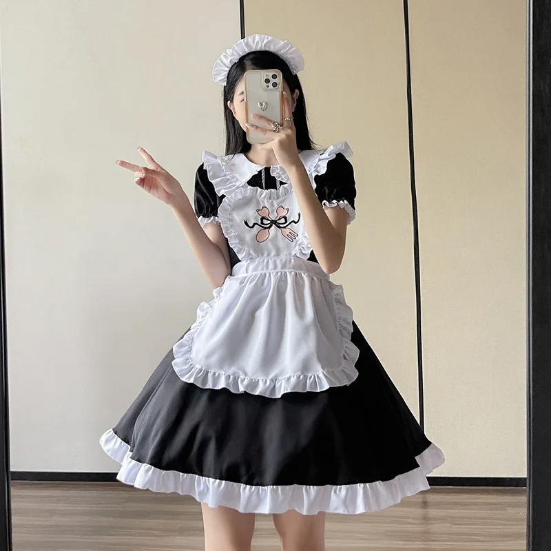 Cosplay Halloween Anime Games Embroidered Chef Maid Costumes Maid Skirts Nightclub Bar Performance Uniforms Everyday Costumes
Cosplay Halloween Anime Games Embroidered Chef Maid Costumes Maid Skirts Nightclub Bar Performance Uniforms Everyday Costumes