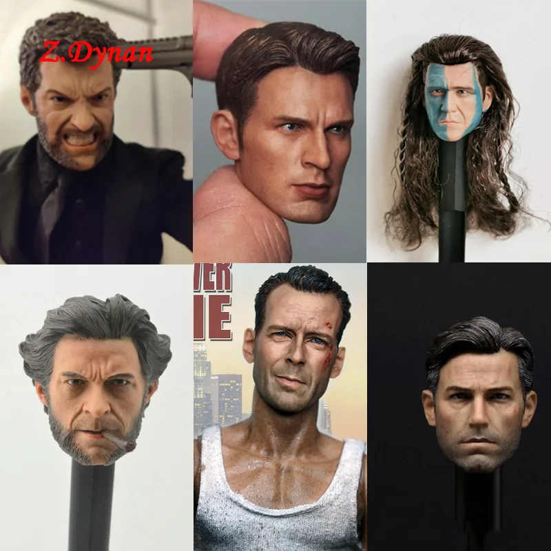 

Wholesale Dropshipping 1/6 scale Male hero head sculpt model male actor for 12 inch action figure doll TBLeague body