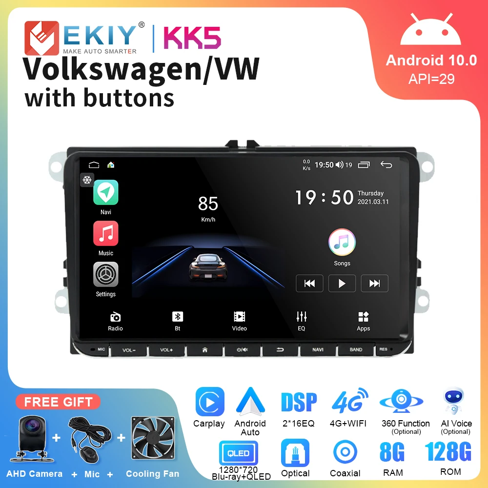 EKIY KK5 Android Stereo 2 Din Universal For Volkswagen/VW/Passat/POLO/GOLF/Tiguan Skoda/Octavia Seat/Leon 9 inch Navigation GPS
EKIY KK5 Android Stereo 2 Din Universal For Volkswagen/VW/Passat/POLO/GOLF/Tiguan Skoda/Octavia Seat/Leon 9 inch Navigation GPS
