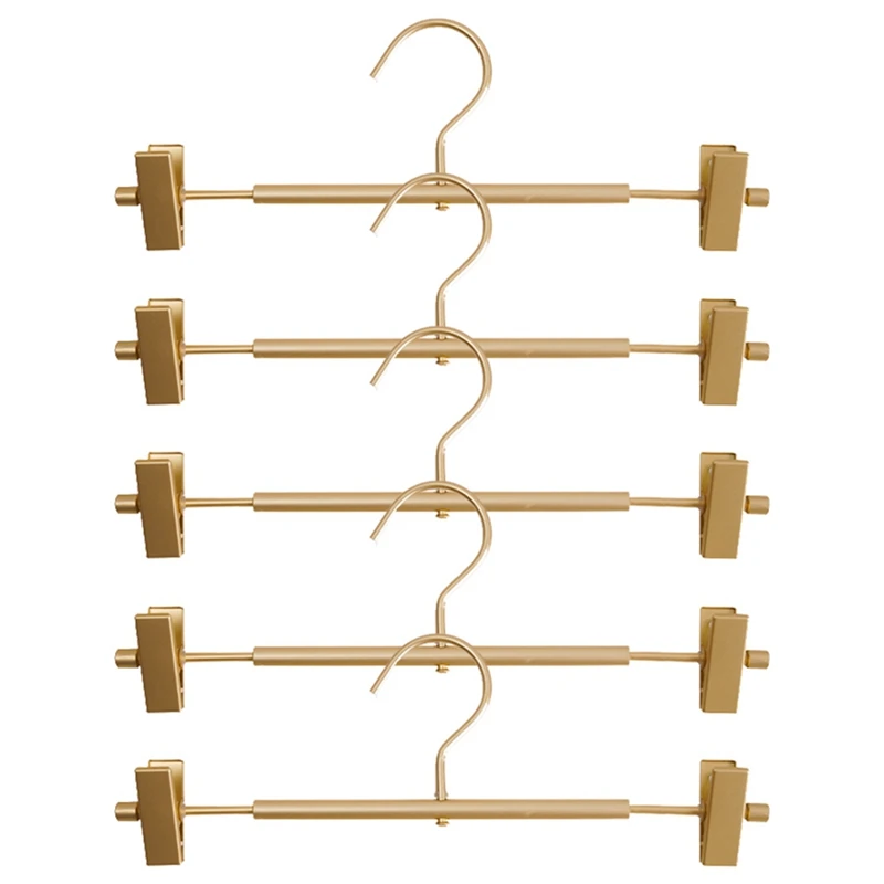 5Pcs Trouser Hanger Clips Aluminum Alloy Anti Slip Pants Skirt Drying Rack Trousers Clips Wardrobe Clothes Hangers
5Pcs Trouser Hanger Clips Aluminum Alloy Anti Slip Pants Skirt Drying Rack Trousers Clips Wardrobe Clothes Hangers