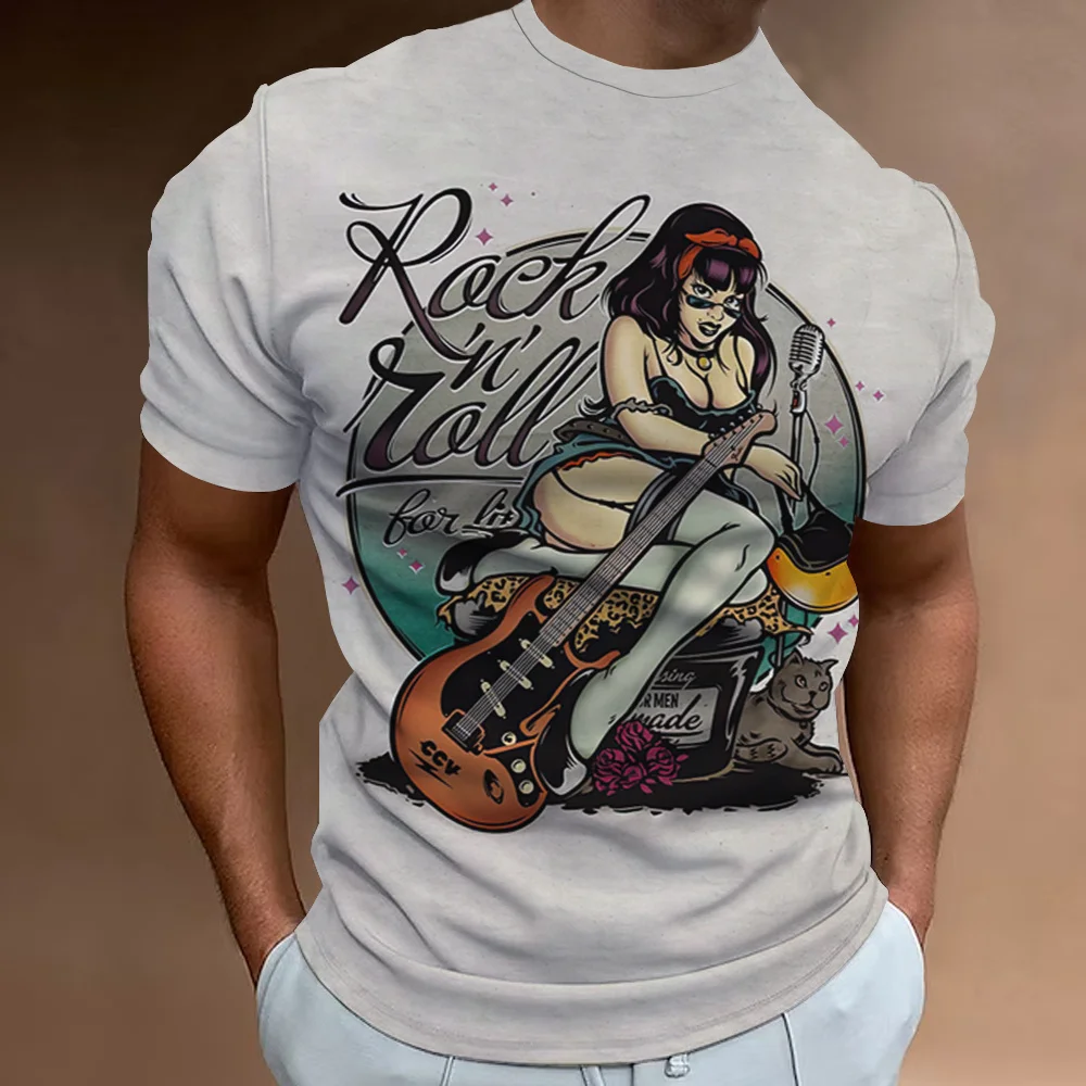 Beauty Violinist Printing T Shirt For Men Fashion Rock Music T-shirt Hip Hop Punk Harajuku Streetwear Oversized Vintage Clothes
Beauty Violinist Printing T Shirt For Men Fashion Rock Music T-shirt Hip Hop Punk Harajuku Streetwear Oversized Vintage Clothes