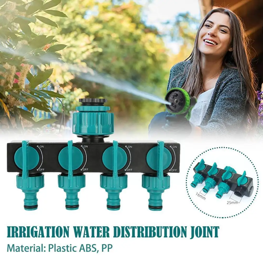 Hose Splitters Irrigation Adapter 4-way Water Hose Female Connectors Tap European Thread standard Connectors N9P0
Hose Splitters Irrigation Adapter 4-way Water Hose Female Connectors Tap European Thread standard Connectors N9P0