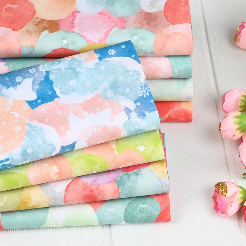 Half Yard Plain 100% Cotton Fabric With Cute Ball Geometric Print, Handmade DIY Bag Garment Dress Sewing Tissue CR-1387
Half Yard Plain 100% Cotton Fabric With Cute Ball Geometric Print, Handmade DIY Bag Garment Dress Sewing Tissue CR-1387