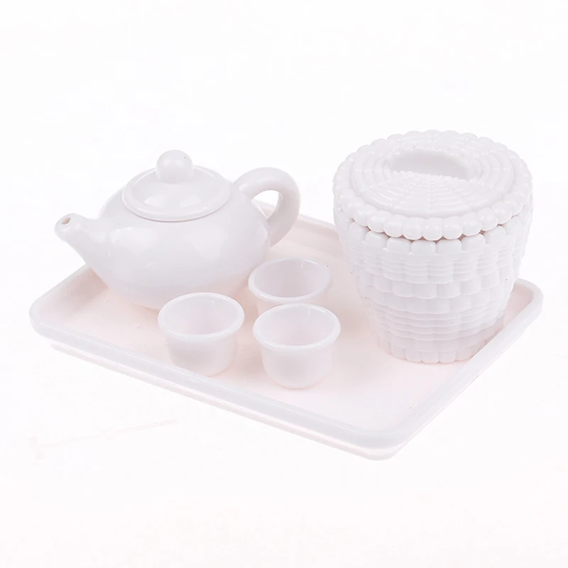 6Pcs/set Dollhouse Miniature Tea Teapot Cup Plastic ABS Tableware Kitchen Furniture Toys For Doll House Children Tea Cups Toy
6Pcs/set Dollhouse Miniature Tea Teapot Cup Plastic ABS Tableware Kitchen Furniture Toys For Doll House Children Tea Cups Toy