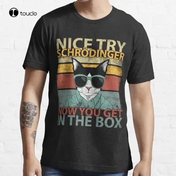 Funny Vintage Science Gift Schrodingers Cat Quote Physics T-Shirt Tee Shirt Gym Shirt Custom Gift Streetwear Tee Shirt Tshirt
Funny Vintage Science Gift Schrodingers Cat Quote Physics T-Shirt Tee Shirt Gym Shirt Custom Gift Streetwear Tee Shirt Tshirt