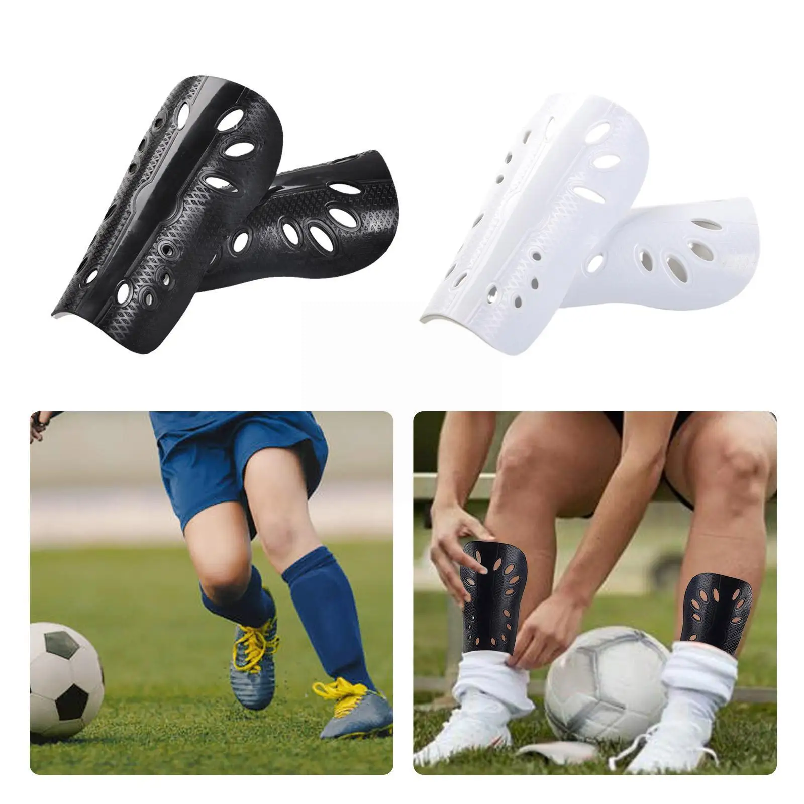 1 Pair Sports Soccer Football Shin Pads Sport Guard Legging Strapless Breathable Pads For Kids Aldult Protective Gear X2e9
1 Pair Sports Soccer Football Shin Pads Sport Guard Legging Strapless Breathable Pads For Kids Aldult Protective Gear X2e9