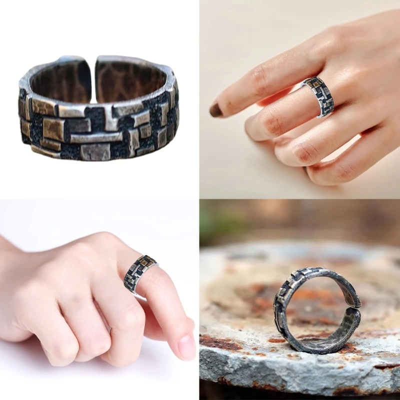 Vintage Alloy Open Rings Fashion Adjustable Finger Rings Gothic Stacking Rings Wall Pattern Ring Jewelry Accessories
Vintage Alloy Open Rings Fashion Adjustable Finger Rings Gothic Stacking Rings Wall Pattern Ring Jewelry Accessories
