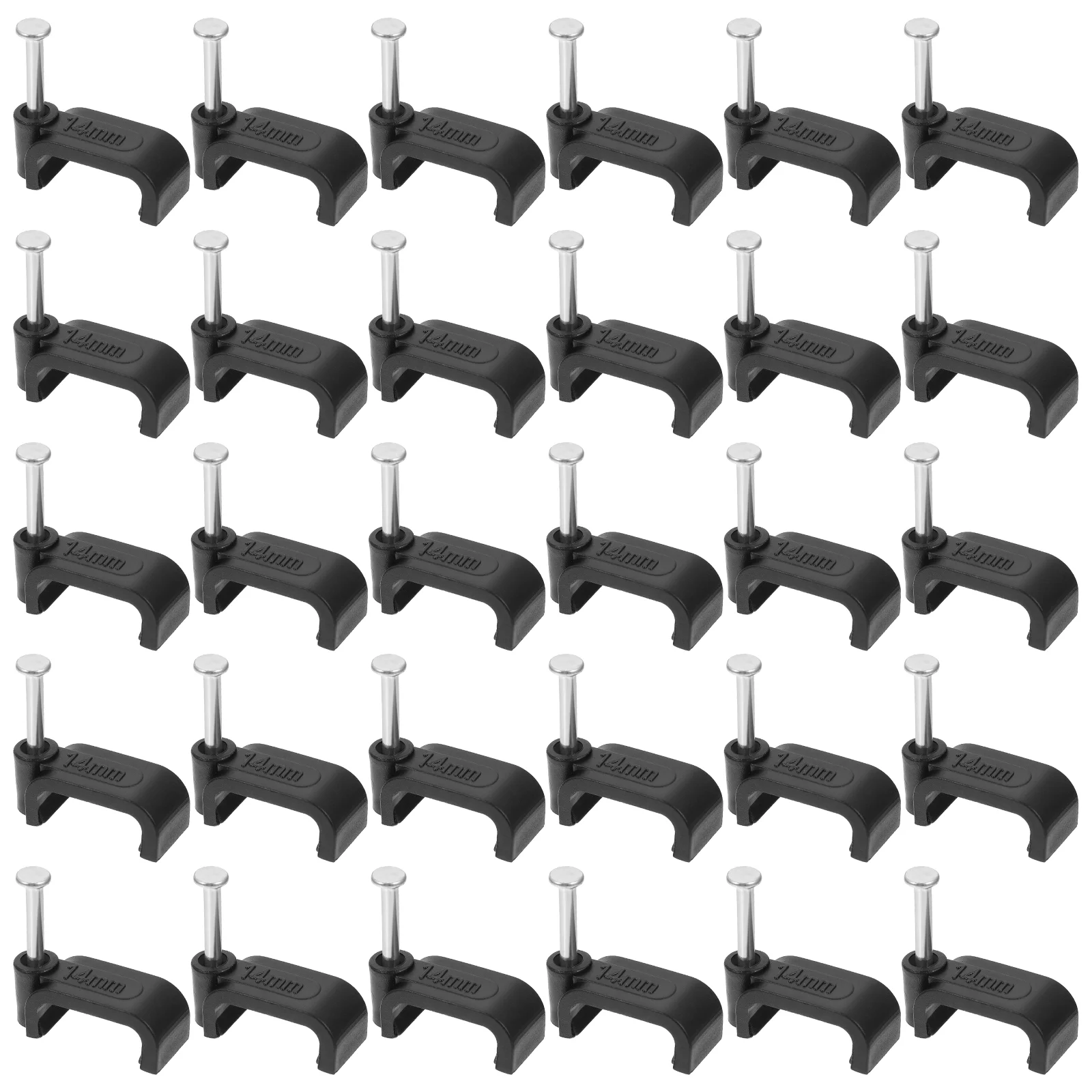 100Pcs Half Clamps Black J Hooks with Nails Pipe Support Clamps Fixing Tools
100Pcs Half Clamps Black J Hooks with Nails Pipe Support Clamps Fixing Tools