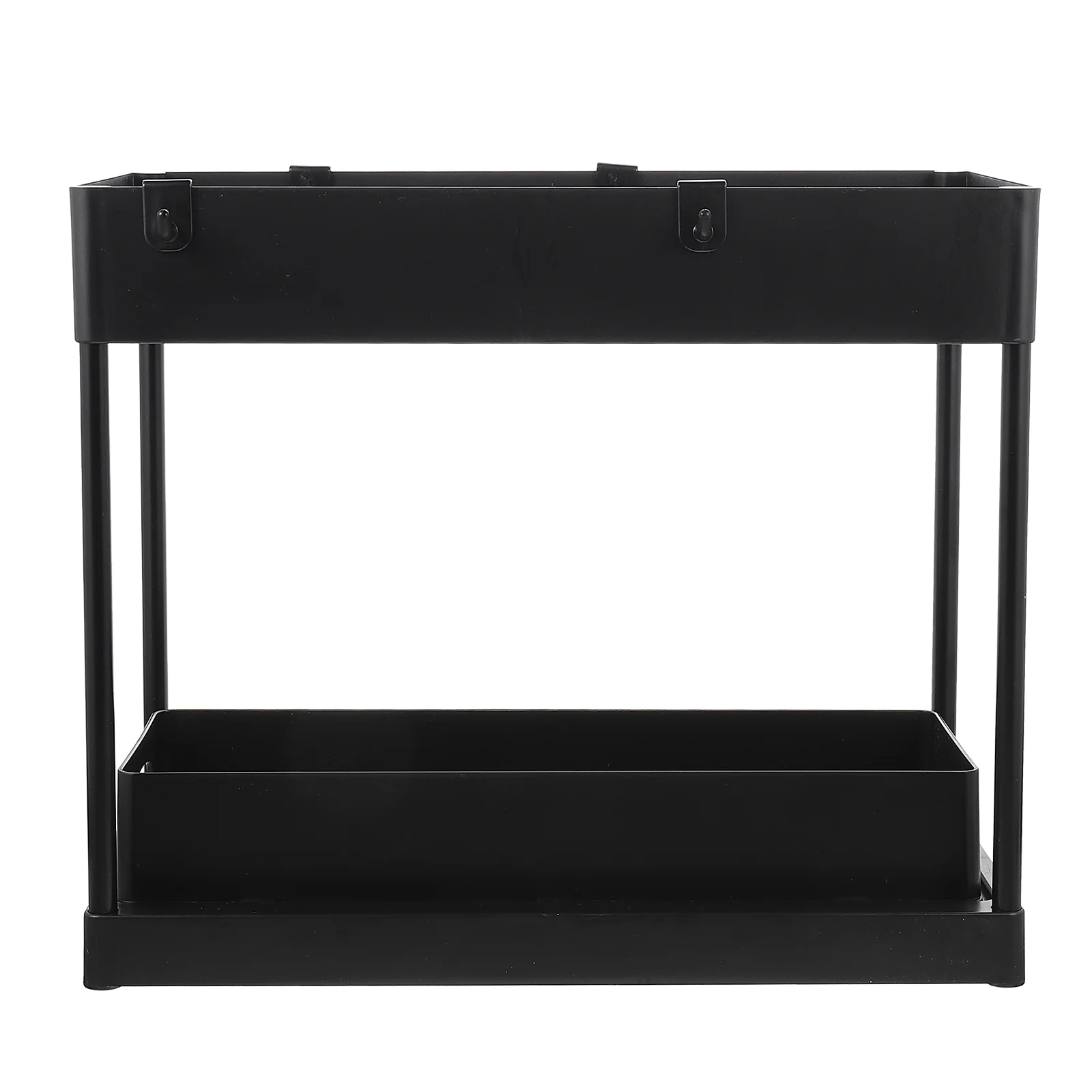 Plastic Kitchen Storage Rack Double-layer Sundries Organizer for Kitchen Bathroom
Plastic Kitchen Storage Rack Double-layer Sundries Organizer for Kitchen Bathroom