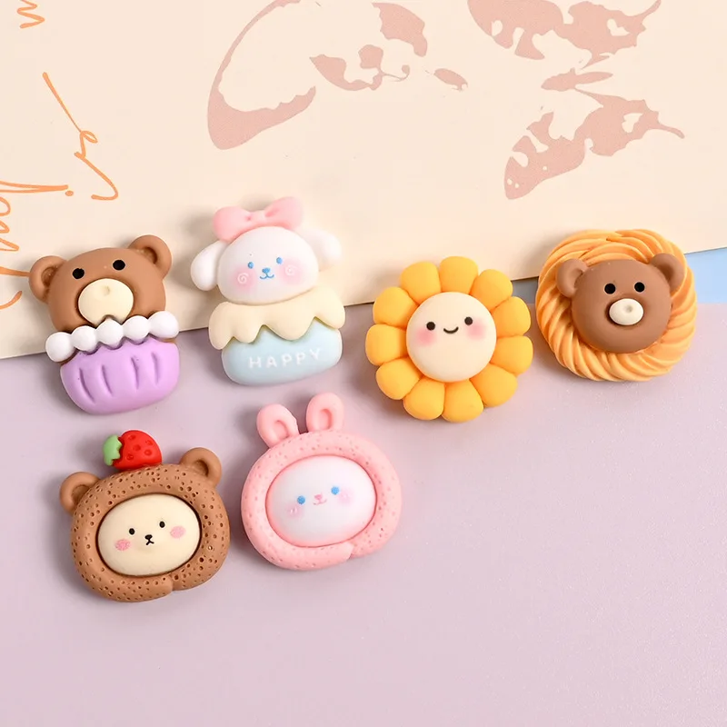 10pcs New Cute Cartoon Bear Resin Patch for DIY Phone Case Hair Clip Earrings Charms Crafts Making Findings R33 
10pcs New Cute Cartoon Bear Resin Patch for DIY Phone Case Hair Clip Earrings Charms Crafts Making Findings R33