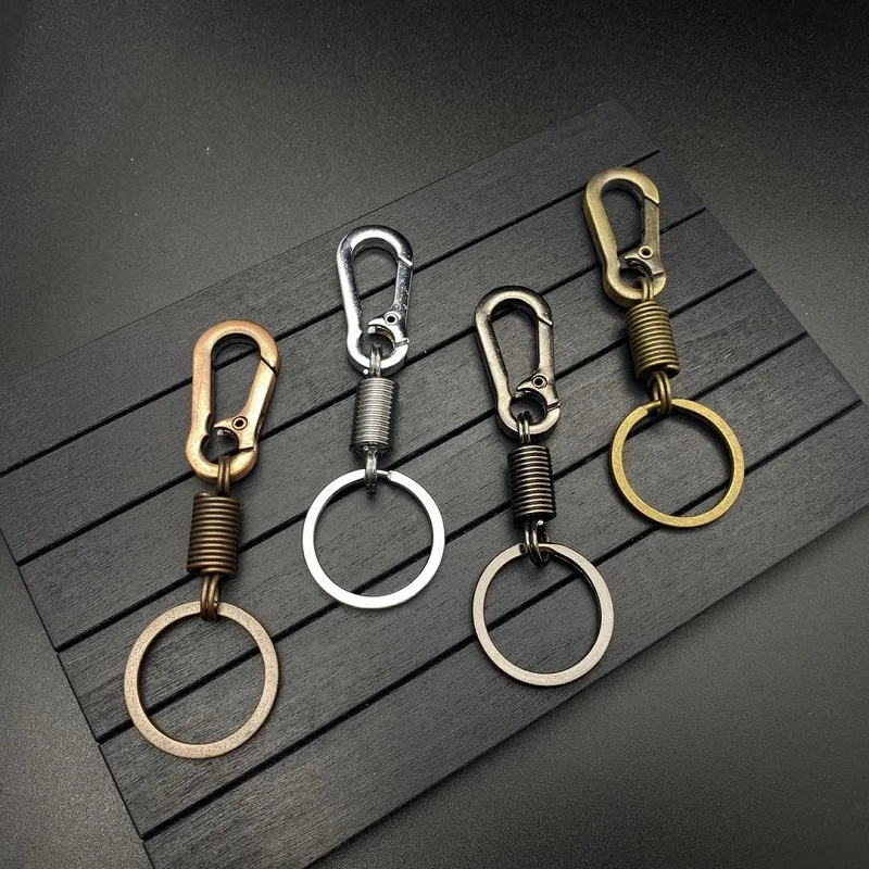 spring key pendant Metal car key chain Men's and women's waist hanging buckle personalized creative small gift department store
spring key pendant Metal car key chain Men's and women's waist hanging buckle personalized creative small gift department store