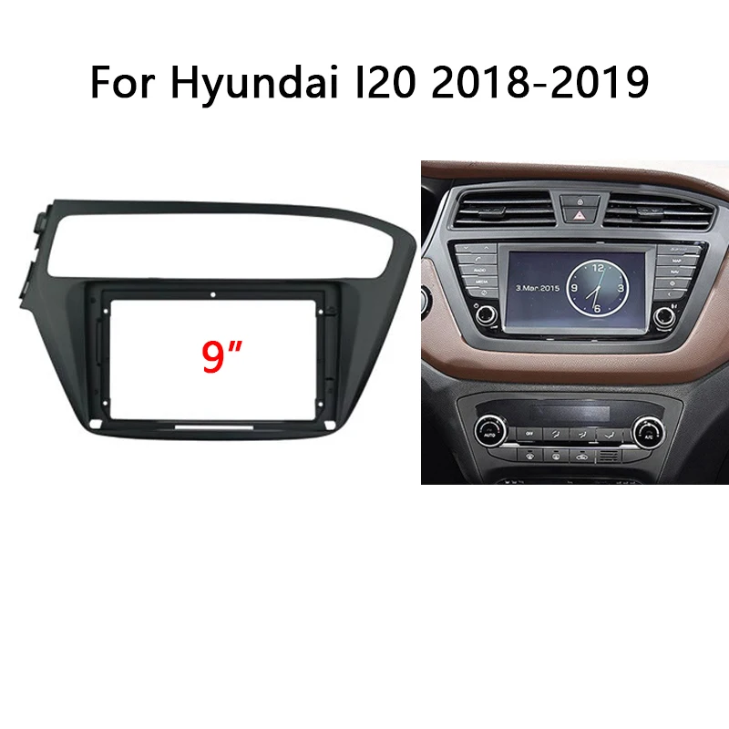 Автомобильная магнитола 9 "2 Din для Hyundai I20 2018 2019, автомобильный стерео аудиоплеер, DVD панель, комплект приборной панели, рамка, лицевая панель
Автомобильная магнитола 9 "2 Din для Hyundai I20 2018 2019, автомобильный стерео аудиоплеер, DVD панель, комплект приборной панели, рамка, лицевая панель