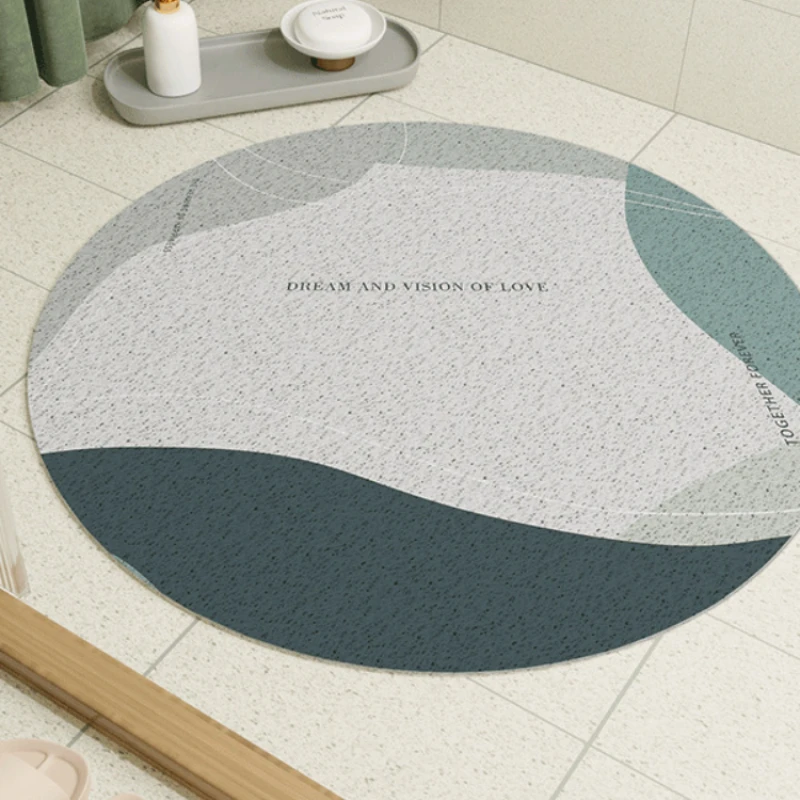New anti-slip round bathroom floor mat absorbent shower room door mat children's floor mat
New anti-slip round bathroom floor mat absorbent shower room door mat children's floor mat