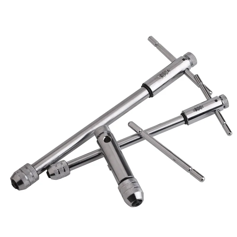 Adjustable M3-8 M5-M12 T-Handle Ratchet Tap Wrench Tap Screw Holder Male Thread Metric Plug Mechanical Workshop Tools Hand Tool
Adjustable M3-8 M5-M12 T-Handle Ratchet Tap Wrench Tap Screw Holder Male Thread Metric Plug Mechanical Workshop Tools Hand Tool