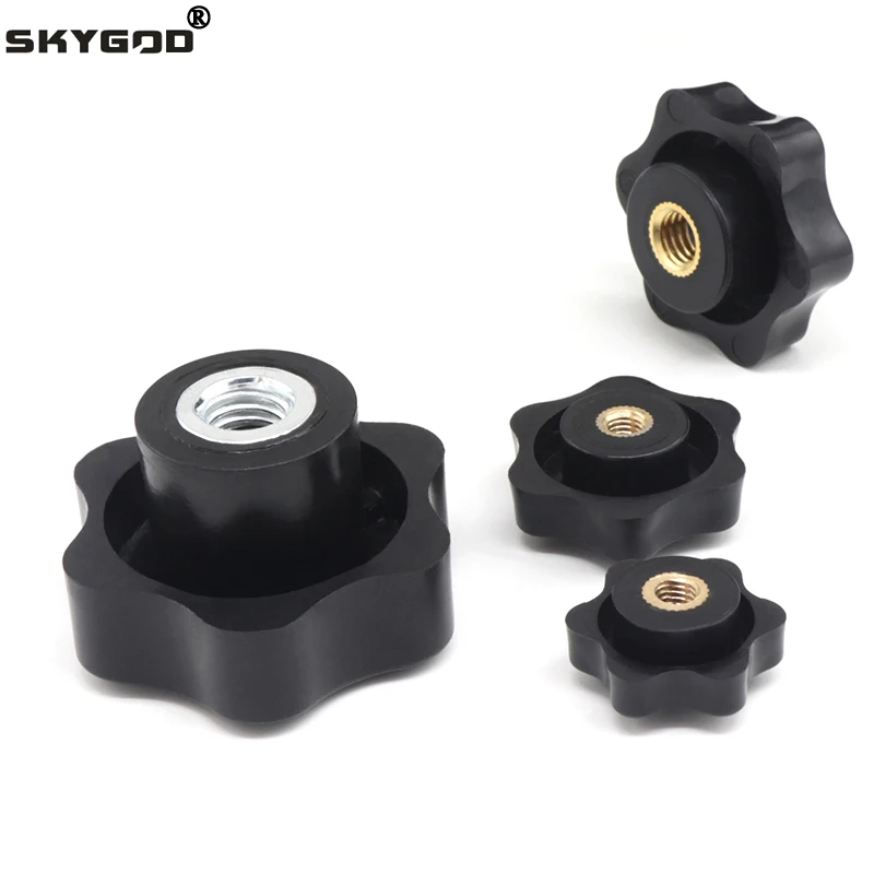 5/10 Pieces M4 M5 M6 M8 M10 Star-shaped Manual Tightening Nut Black Handle Nut Thumb Nut Clampsing Knob Manual Nut
5/10 Pieces M4 M5 M6 M8 M10 Star-shaped Manual Tightening Nut Black Handle Nut Thumb Nut Clampsing Knob Manual Nut