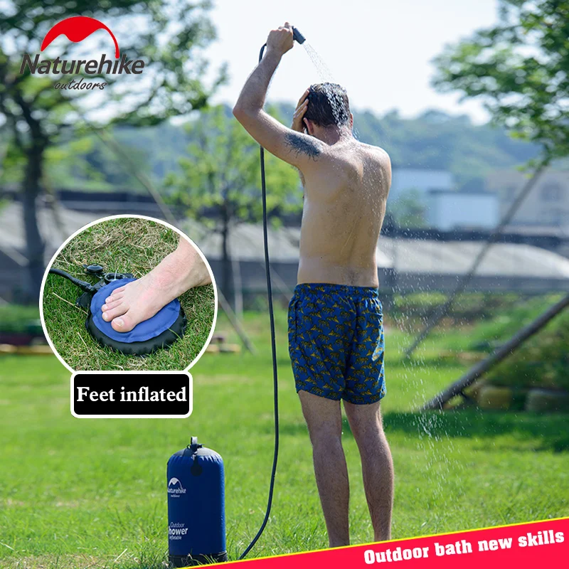 Naturehike 11L Camping Shower Water Bag Faucet Portable Inflatable Car Washing Pressure Shower Bag outdoor tools
Naturehike 11L Camping Shower Water Bag Faucet Portable Inflatable Car Washing Pressure Shower Bag outdoor tools