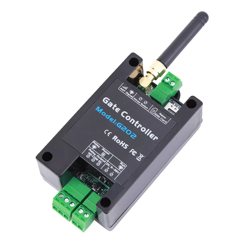G202 2G Remote Control 200 Users GSM Gate Opener Relay Switch Door Access Wireless Door Opener By Free Call 850/900/1800/1900MHz
G202 2G Remote Control 200 Users GSM Gate Opener Relay Switch Door Access Wireless Door Opener By Free Call 850/900/1800/1900MHz