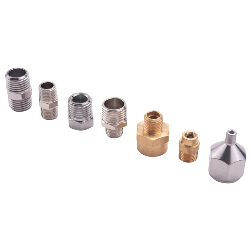 Адаптер для аэрографа, адаптер для аэрографа из 7 предметов, адаптер для аэрографа, 1/8 дюйма, 1/4 дюйма, разъем BSP для шланга распыления компрес... 
Адаптер для аэрографа, адаптер для аэрографа из 7 предметов, адаптер для аэрографа, 1/8 дюйма, 1/4 дюйма, разъем BSP для шланга распыления компрес...