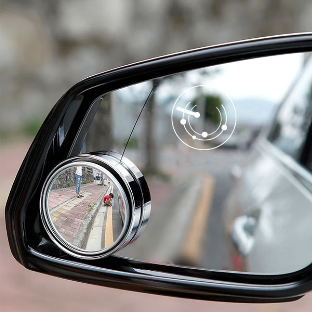 1 Pair 360 Degree Wide Angle Adjustable Car Rear View Mirror Small Round Mirror Large Vision Reverse Assist Blind Spot Mirror
1 Pair 360 Degree Wide Angle Adjustable Car Rear View Mirror Small Round Mirror Large Vision Reverse Assist Blind Spot Mirror