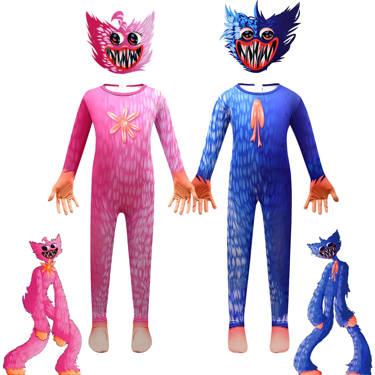 Halloween Costumes for Kids Poppy Playtimeing Cosplay Boys Girls Birthday Party Clothing Huggy Wuggy Character Jumpsuits+Mask
Halloween Costumes for Kids Poppy Playtimeing Cosplay Boys Girls Birthday Party Clothing Huggy Wuggy Character Jumpsuits+Mask