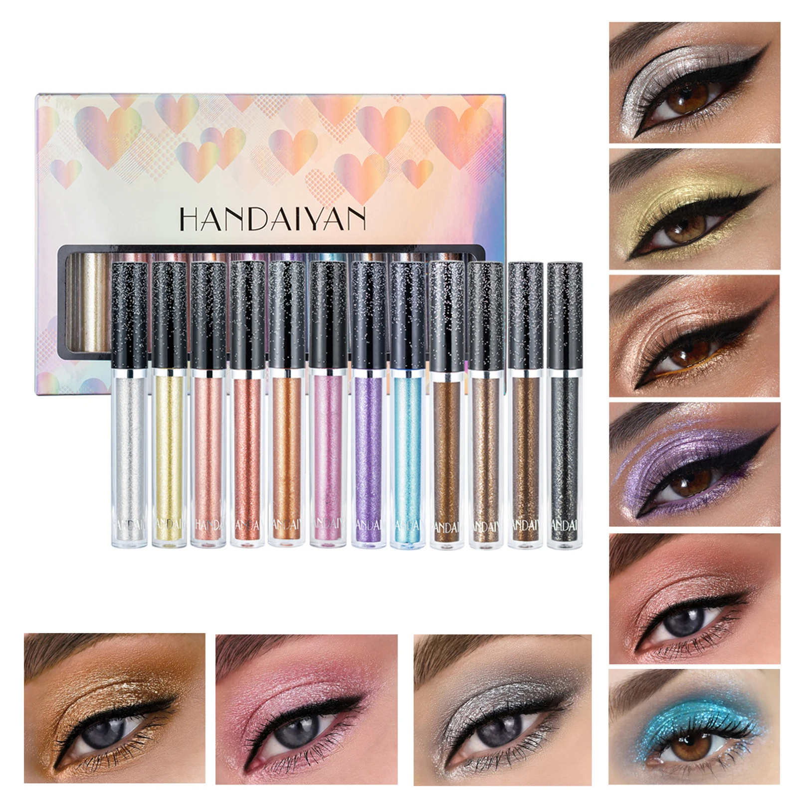 12pcs/set Liquid Eyeliner Colorful Glitter Waterproof Long-lasting Quick Dry Eyeliner Pen Eye Make Up Tool Beauty Cosmetic
12pcs/set Liquid Eyeliner Colorful Glitter Waterproof Long-lasting Quick Dry Eyeliner Pen Eye Make Up Tool Beauty Cosmetic