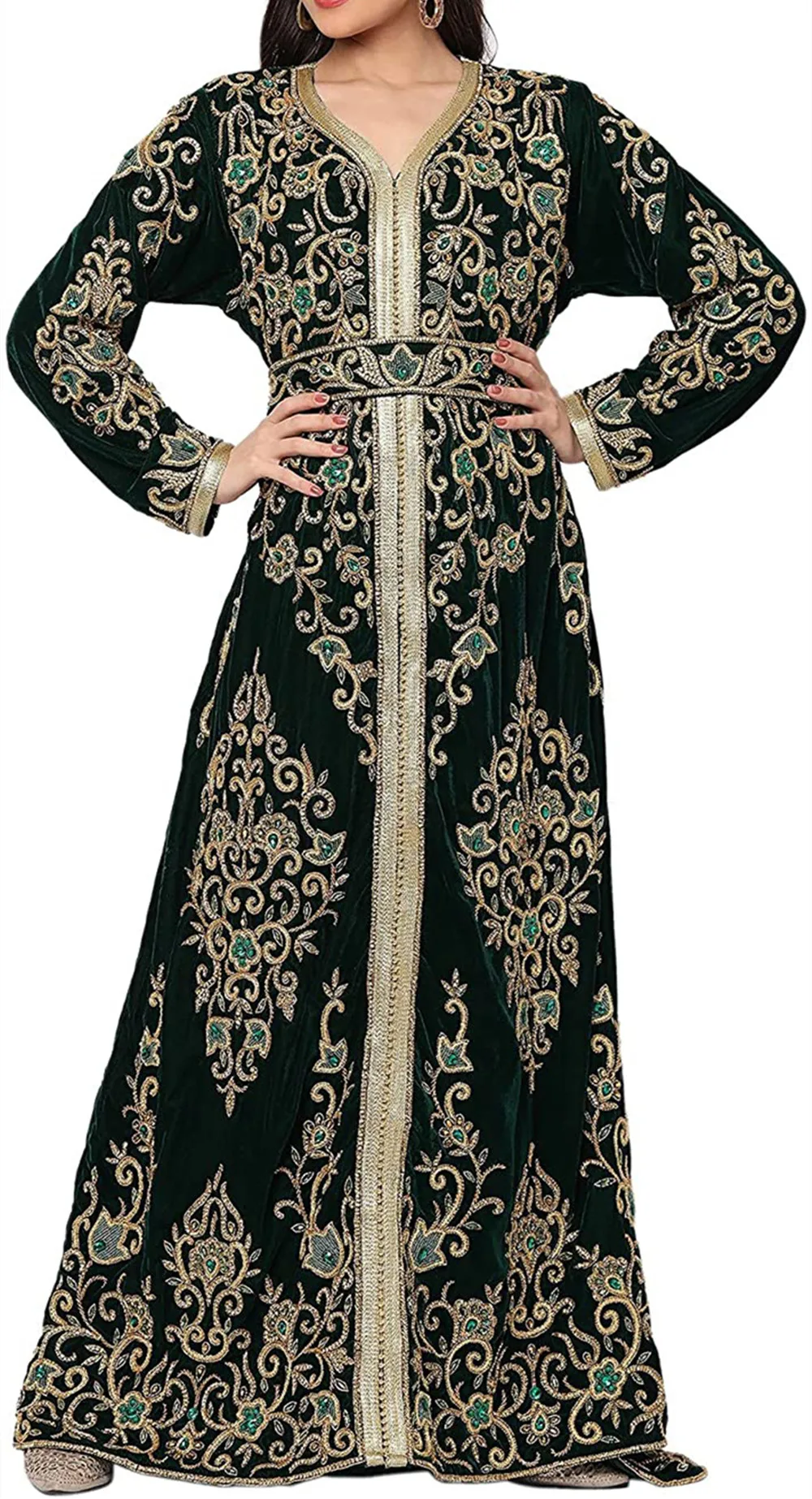 2023 NEW Moroccan Kaftan Appliques Wedding Party Dress Long Sleeve Evening Dresses Muslim Arabic vestidos de fiesta Custom
2023 NEW Moroccan Kaftan Appliques Wedding Party Dress Long Sleeve Evening Dresses Muslim Arabic vestidos de fiesta Custom