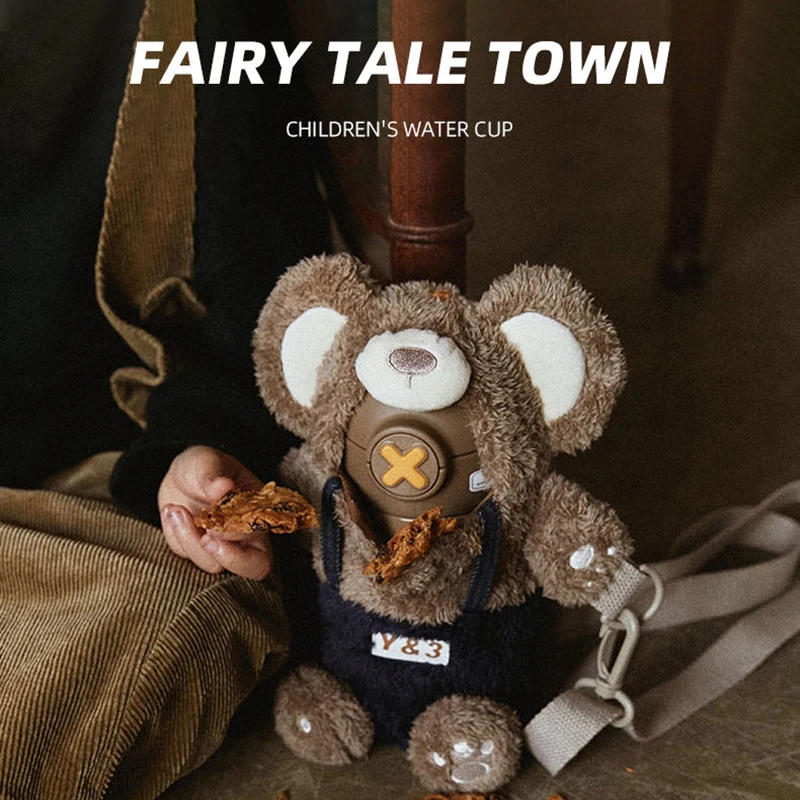 Fashion Double Drink Cover Thermos Bottle Cute Kawaii Plush Bear Doll 316 Stainless Steel Quality Portable Anti-Fall Thermos Cup
Fashion Double Drink Cover Thermos Bottle Cute Kawaii Plush Bear Doll 316 Stainless Steel Quality Portable Anti-Fall Thermos Cup