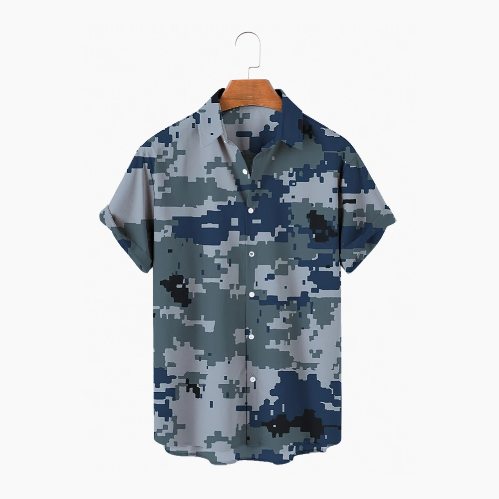 Plus Size S-5XL Hawaiian Camo Men's Short Sleeve Shirt Fashion Camo Print Beach Aloha Caana Caana Hombre Casual Shirt
Plus Size S-5XL Hawaiian Camo Men's Short Sleeve Shirt Fashion Camo Print Beach Aloha Caana Caana Hombre Casual Shirt