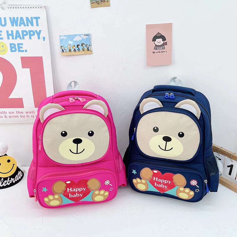 Cute Bear Kindergarten Schoolbag Small and Small Class 3-4-6-year-old Boy Girl Cartoon Children's Backpack
Cute Bear Kindergarten Schoolbag Small and Small Class 3-4-6-year-old Boy Girl Cartoon Children's Backpack