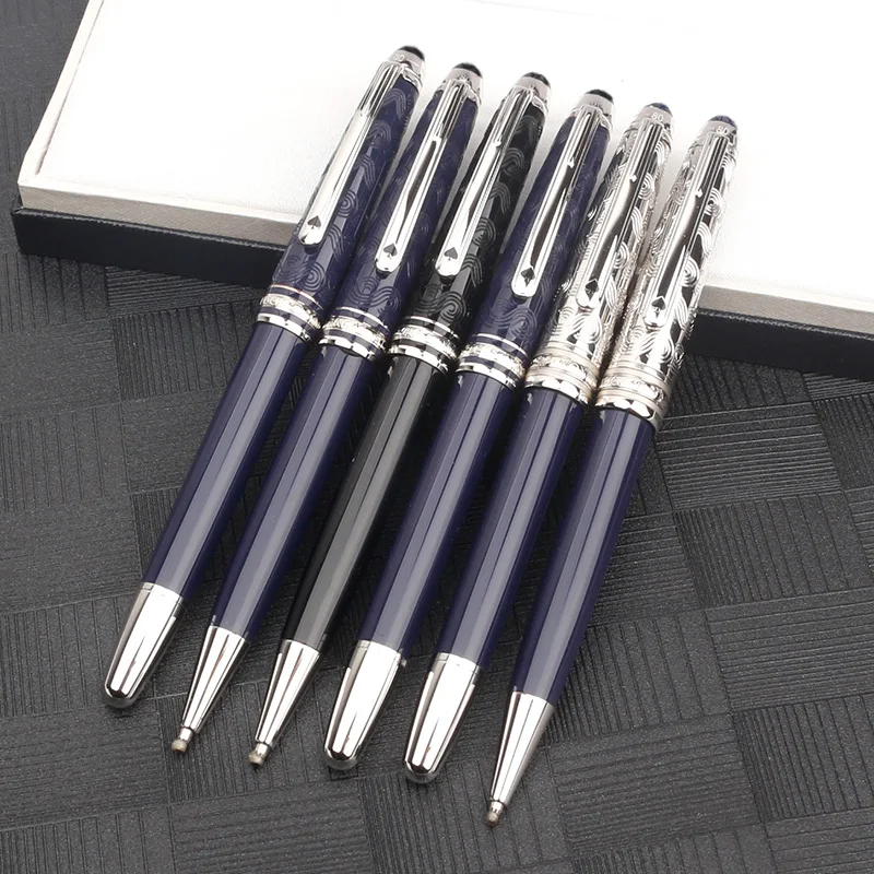 High Quality Writing MB MONTE Ballpoint Pen Dark Blue Resin Rollerball Blance Pen Fountain Around The World In 80 Days
High Quality Writing MB MONTE Ballpoint Pen Dark Blue Resin Rollerball Blance Pen Fountain Around The World In 80 Days