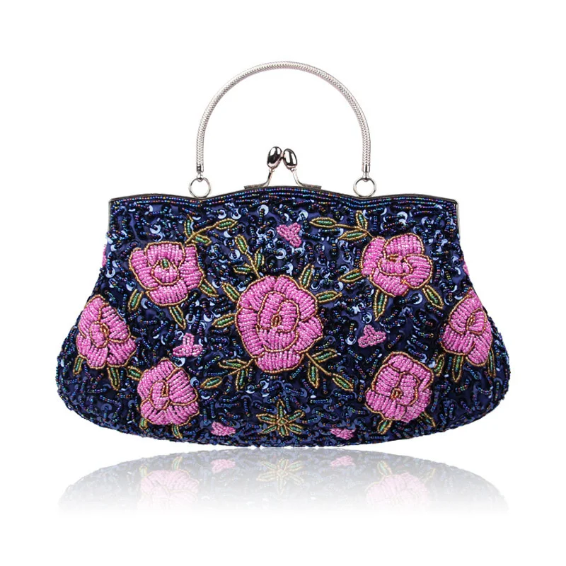 2023 Classic Vintage Female Luxury Evening Bags Handmade Beaded Flower Fine Party Purses Handbags Designer Womens Clutches Purse
2023 Classic Vintage Female Luxury Evening Bags Handmade Beaded Flower Fine Party Purses Handbags Designer Womens Clutches Purse
