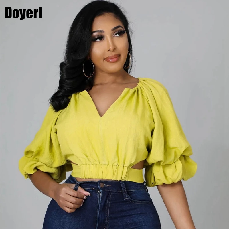 Chic Elegant Blouses Women Clothing Summer Puff Sleeve Pullover Tunics Crop Top Women Shirt Fashion Sexy Blouses and Shirts
Chic Elegant Blouses Women Clothing Summer Puff Sleeve Pullover Tunics Crop Top Women Shirt Fashion Sexy Blouses and Shirts