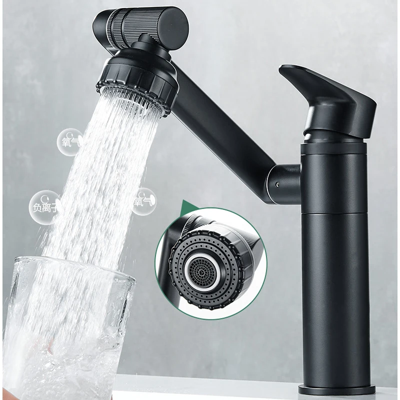 1080° Swivel Bathroom Sink Faucet Basin Faucet Mixer Deck Mounted Splash Proof Water Tap Shower Head Aerators Plumbing Tapware
1080° Swivel Bathroom Sink Faucet Basin Faucet Mixer Deck Mounted Splash Proof Water Tap Shower Head Aerators Plumbing Tapware