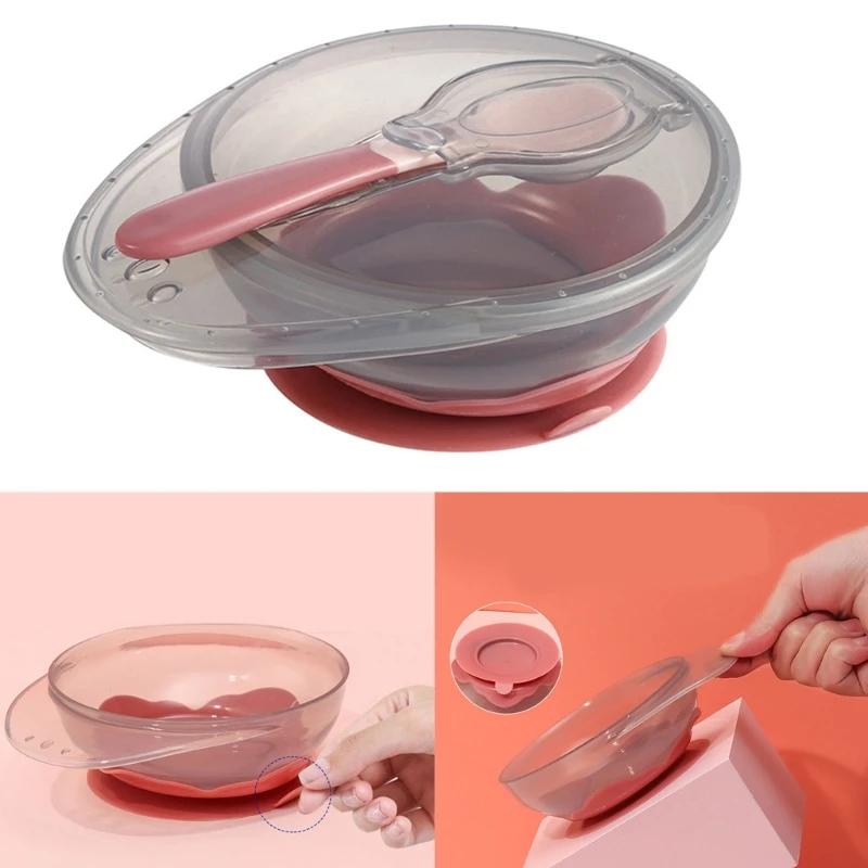 Upgraded Suction Baby Bowl with Lid Spoon Holder BPA Free Grade PP+TPE Infant Babies & Toddler Self Feeding Bowl
Upgraded Suction Baby Bowl with Lid Spoon Holder BPA Free Grade PP+TPE Infant Babies & Toddler Self Feeding Bowl