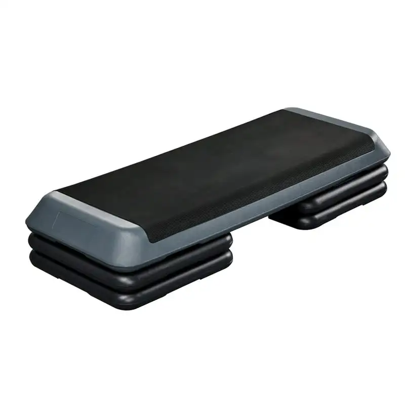 

Adjustable Aerobic Step Platform for Fitness, Gray - Better Your Exercise Routine with a Versatile, Stability-Boosting Step!