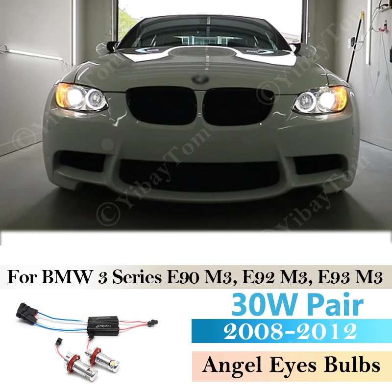LED Angel Eyes Marker Bulb For BMW 3 Series E90 E92 E93 M3 2008 - 2012 Headlight Car 30W Pair White Lights Bulbs DRL Brighter
LED Angel Eyes Marker Bulb For BMW 3 Series E90 E92 E93 M3 2008 - 2012 Headlight Car 30W Pair White Lights Bulbs DRL Brighter