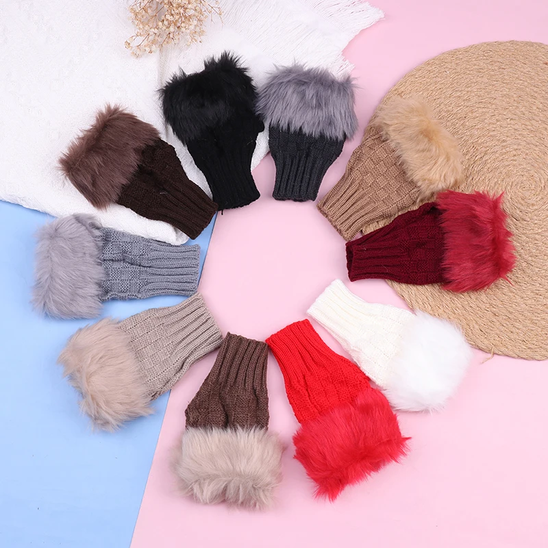 1Pair Winter Women Gloves Warmer Stylish Gloves Knitting Mitten Fingerless Rabbit Fur Gloves Arm Wrist Gift
1Pair Winter Women Gloves Warmer Stylish Gloves Knitting Mitten Fingerless Rabbit Fur Gloves Arm Wrist Gift